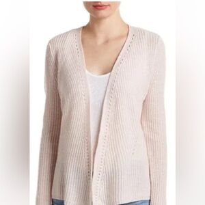 EUC Calypso St Barth Blush Pink Cashmere Cardigan